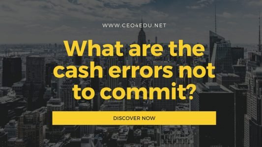What are the cash errors not to commit?