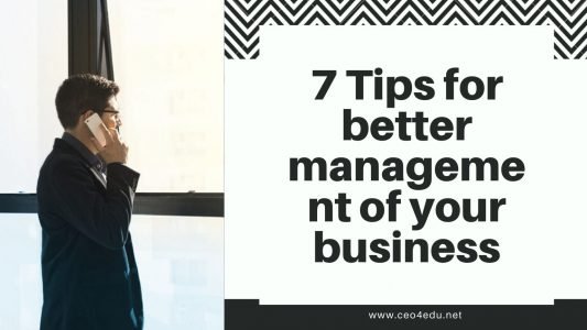 7 Tips Better Management Business